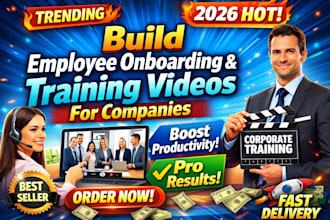 create employee onboarding and corporate training videos for organizations