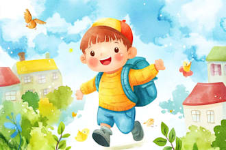 create children storybook illustrations and character art