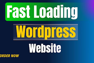 build a fast loading and SEO friendly wordpress website