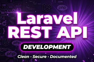 build a laravel rest API for your web or mobile app