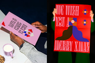 design printed materials aligned with your brand identity