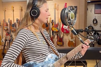 female singer songwriter acoustic guitarist female rock lead vocalist pop song