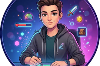 design 2d game concept art background and environment