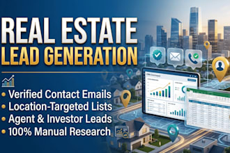 find verified real estate leads and property investor emails
