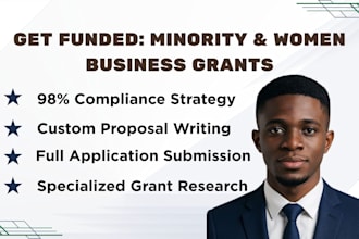 apply for minority business grants, women own grants, grant writing for startups
