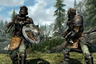 mod skyrim character assets armor npcs weapons quest mods follower and gear mod