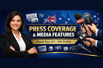 get press coverage and media features for australia global talent visa or niv