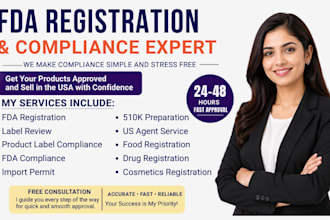 fda registration products label review US agent import permit food drug cosmetic