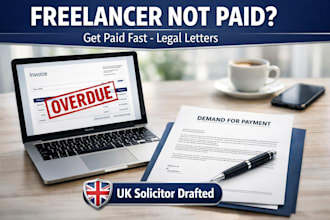 draft a UK freelance non payment letter to get you paid