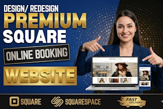 build square website square online store business website ecommerce landing page