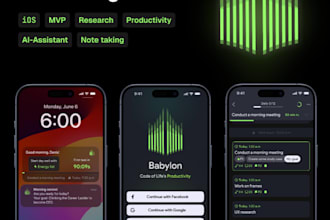 design modern and user friendly UI UX for your ios app