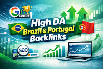build high da brazil and portugal backlinks, portuguese SEO link building