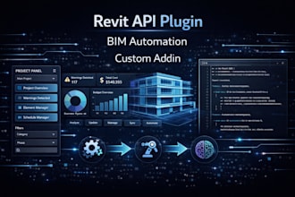 develop revit API plugin, bim automation tools and custom revit addin