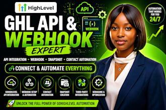 do gohighlevel api integration, webhook, snapshot, contact automation ghl