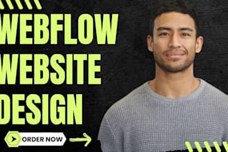 design or develop webflow website, figma to webflow, webflow developer