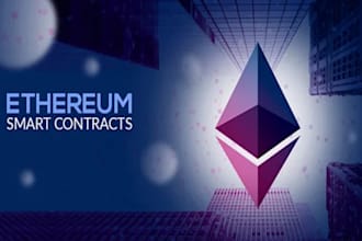 develop smart contracts integration ,  web3 dapp , on ethereum blockchain