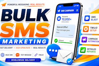 do sms marketing, bulk sms, text message, sms blast, twilio and sms automation