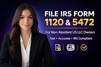 file your pro forma form 1120 and form 5472 with the irs