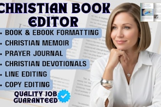 ghostwrite proofread format christian devotionals, prayer journals inspirational