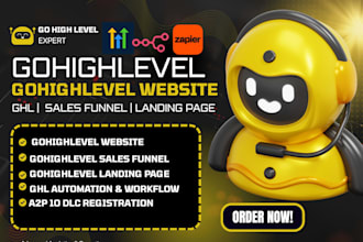 build gohighlevel website go high level funnel builder go highlevel landing page