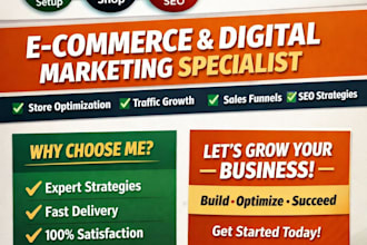 design shopify store, tiktok shop, stan store, pinterest SEO