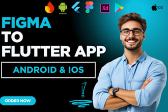 convert figma or adobe xd to flutter ui code for android and ios