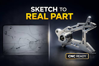 design 3d cad model in solidworks for cnc machining