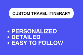 plan a personalized travel itinerary with budget and maps