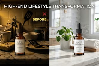 create ai product lifestyle photography for amazon, shopify