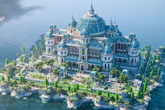 minecraft map, environment, spawn, house, castle, hub for your minecraft server