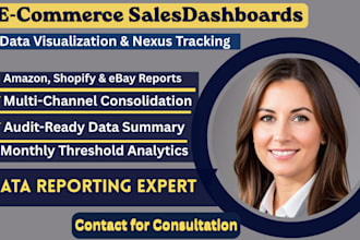 provide e commerce sales reporting and business compliance support