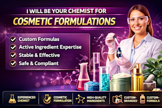 be your chemist for cosmetic formulations
