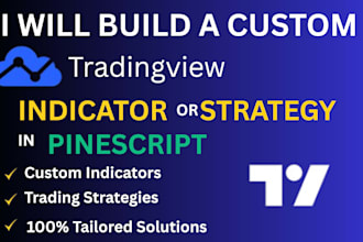 build a custom tradingview indicator or strategy in pine script