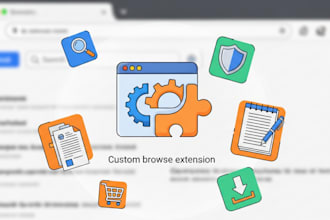 build chrome extension, firefox extension, custom browse extension, addon plugin