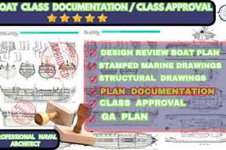 create detailed vessel drawings for maritime authority review