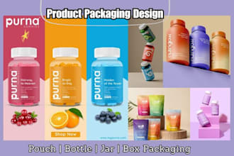 do supplement label design, product label, cbd hemp label or any bottle label