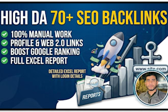 build high authority seo profile links and web20