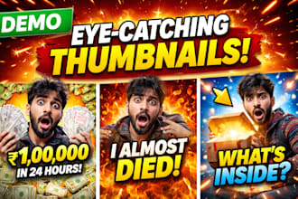 viral youtube thumbnail in 1 hour