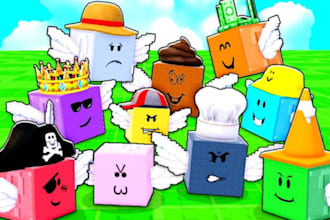 develop be a lucky block roblox game, roblox simulator game