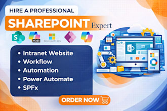 build a microsoft sharepoint intranet website or extranet