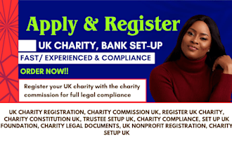 register UK company or charity with full legal compliance from start to finish