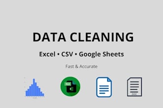clean and organize your excel or CSV data