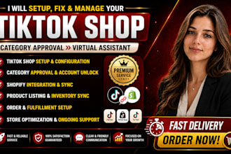 fix tik tok shop setup tik tok dropshipping tiktok shop category approval