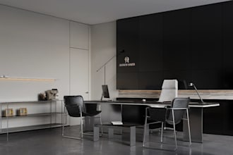 redesign 3d commercial office,workplace interior, studio layout, conference room
