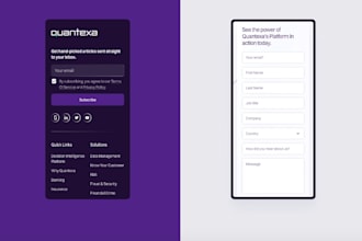 design modern and professional enterprise UI UX
