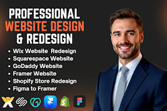 redesign wix website design figma to framer website squarespace website redesign