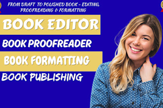 developmental edit fiction book thriller steamy romance nonfiction book editor