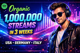 promuovero la tua musica su spotify in modo organico in USA, germania e italia