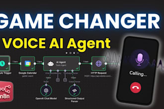 ai receptionist voice agent n8n automation appointment book customer support