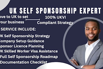plan your UK self sponsorship and skilled worker visa step by step for approval